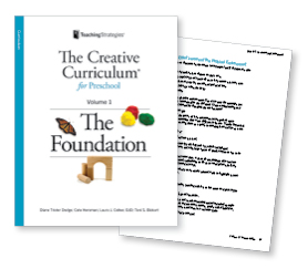 The Creative Curriculum for Preschool, Volume 1: The Foundation